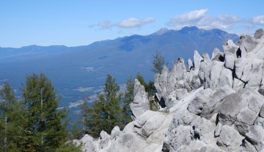 南アルプス楽々散策 日向山　アプローチが楽、1時間30分で花崗岩の別世界へ、南アルプスや八ヶ岳の絶景も楽しめます！！