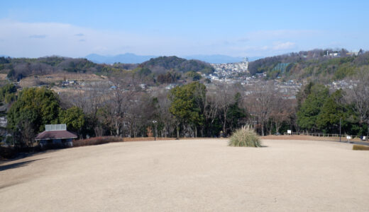 ウォーキングコース　晴れた冬の日におすすめ 八王子 上柚木公園