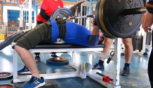 ６０代どこまで頑張れる　ベンチプレス　アスリートのダウン量と比べてみると！！